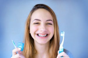 higiene con brackets